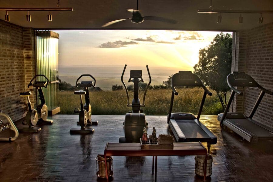 Gym at Singita Faru Faru