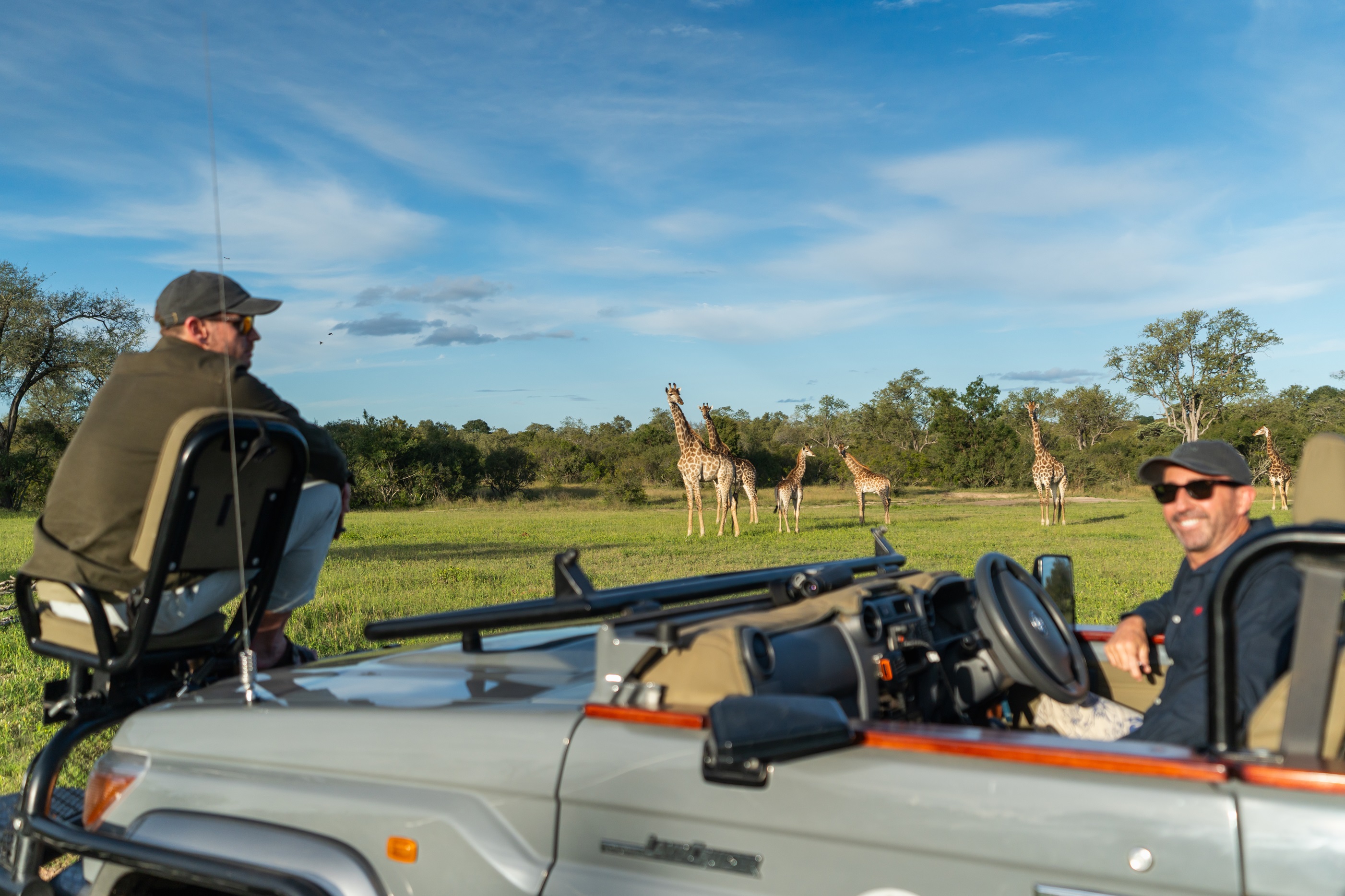 David and Luke at Silvan Safari